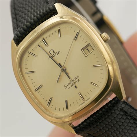 omega seamaster quartz square face|Omega Seamaster quartz vintage price.